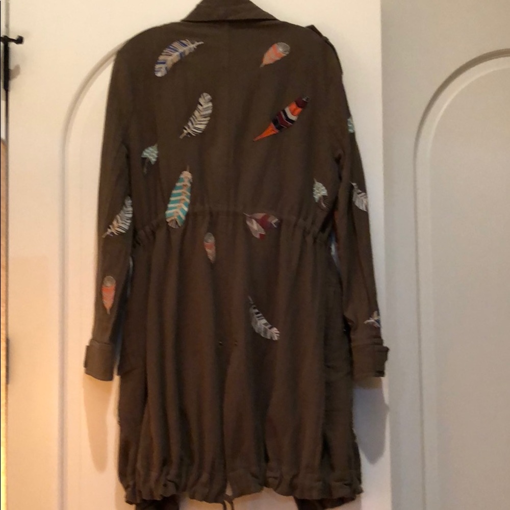 MM Vintage forest green cotton jacket